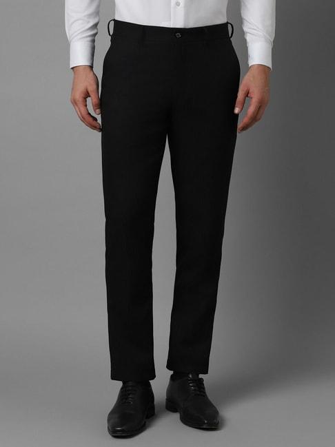 louis-philippe-black-slim-fit-striped-trousers