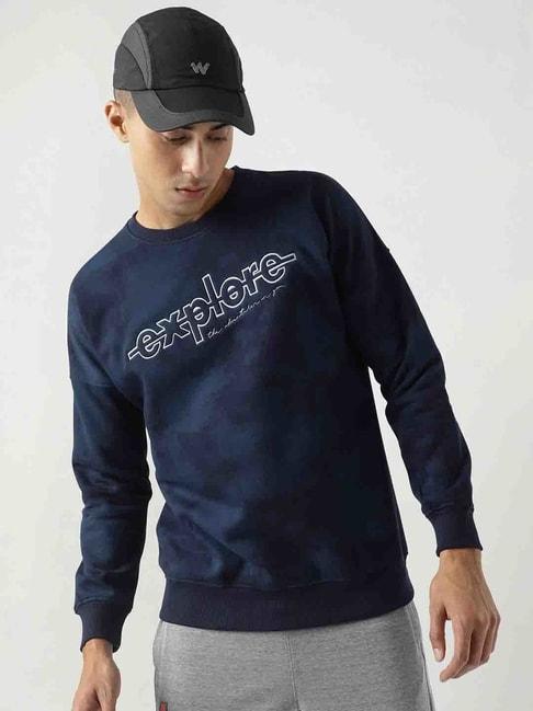 wildcraft-dark-navy-regular-fit-embroidered-sweatshirt