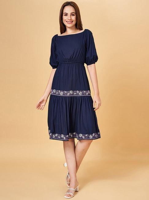 honey-by-pantaloons-navy-embroidered-a-line-dress
