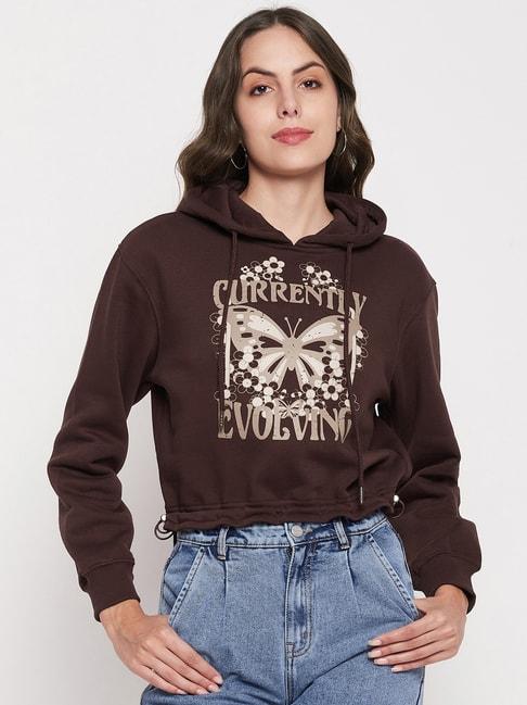 madame-brown-graphic-print-hoodie