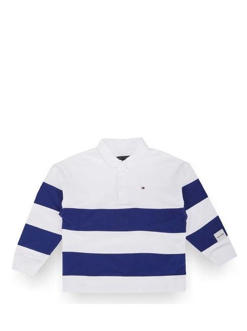 tommy-hilfiger-kids-blue-cotton-color-block-full-sleeves-sweater