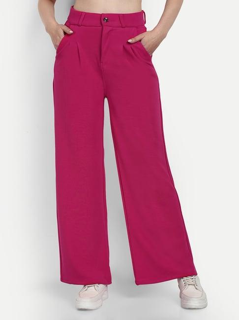 broadstar-fuchsia-straight-fit-high-rise-trousers