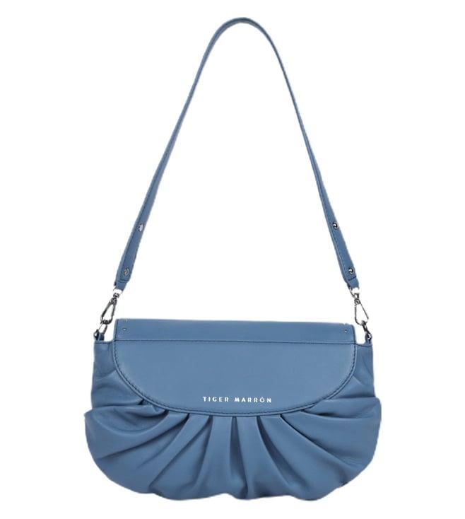 tiger-marron-blue-ripple-textured-small-shoulder-bag