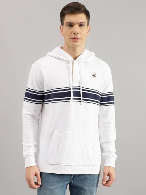 beverly-hills-polo-club-white-regular-fit-striped-pure-cotton-hooded-sweatshirt