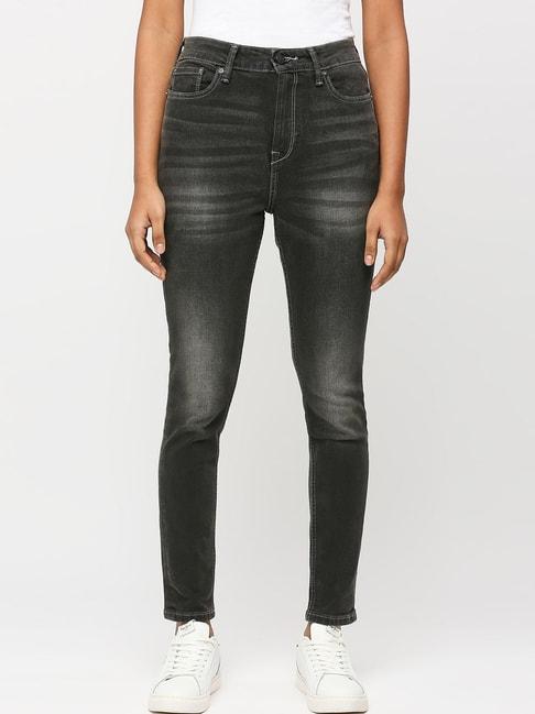 pepe-jeans-black-mid-rise-jeans