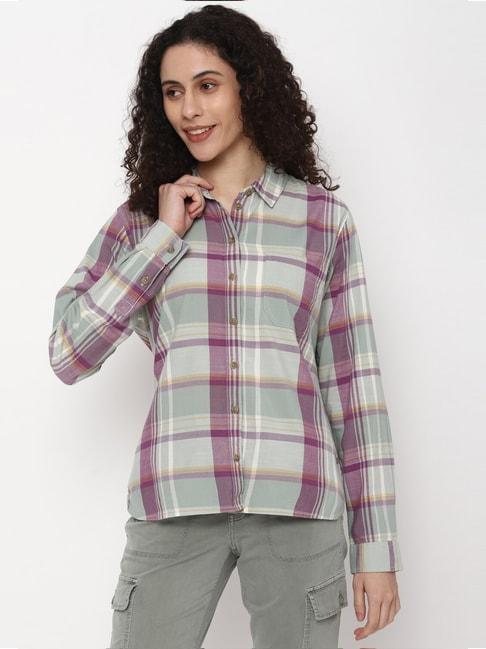 american-eagle-outfitters-green-chequered-shirt