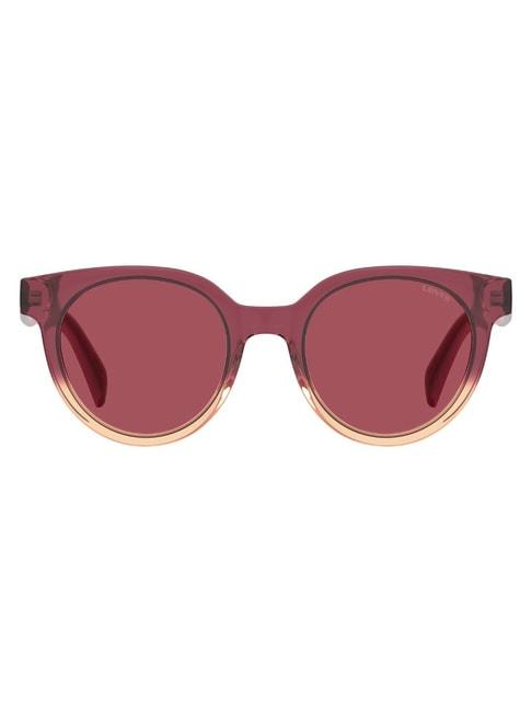 levi's-red-round-unisex-sunglasses