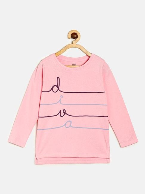 miniklub-kids-pink-printed-full-sleeves-top