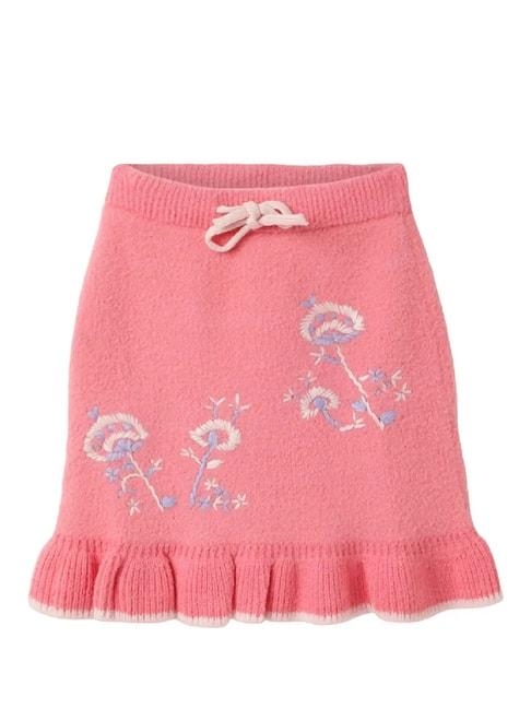 blue-giraffe-kids-peach-embroidery-skirt