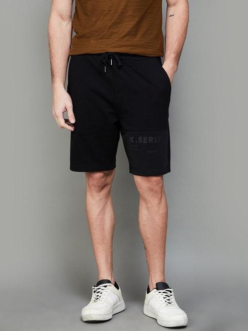 bossini-black-regular-fit-shorts