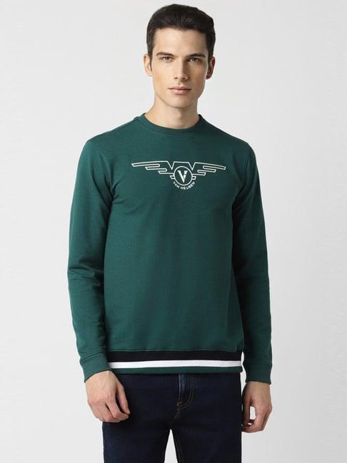 van-heusen-green-regular-fit-printed-sweatshirt