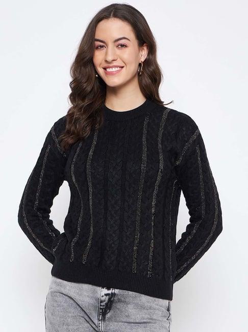 camla-black-embellished-sweater