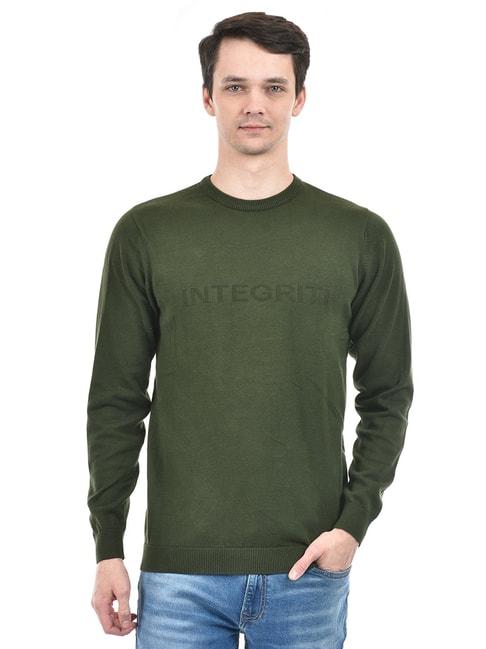 integriti-olive-regular-fit-self-design-cotton-sweater