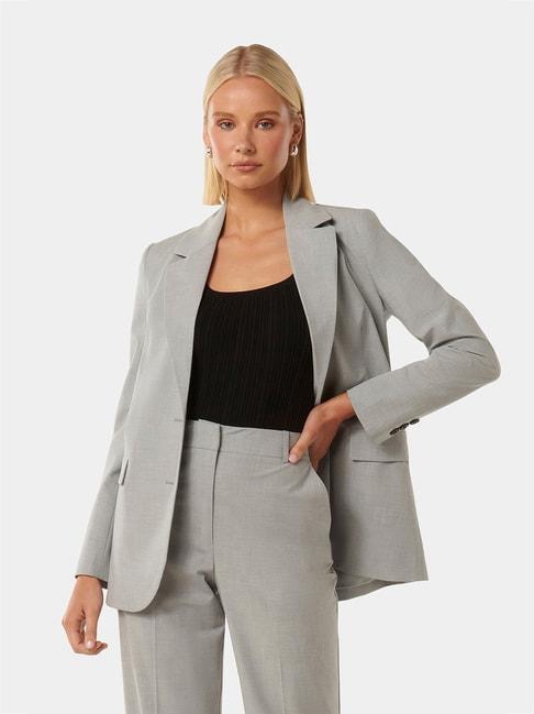 forever-new-light-grey-regular-fit-oversized-blazer