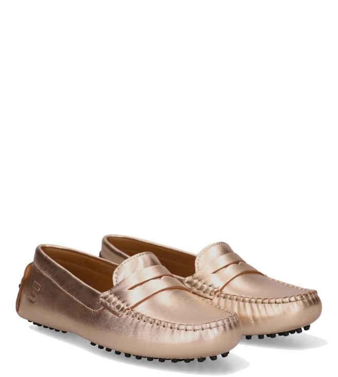 bagatt-women's-lilly-slip-on-drivers-gold-loafers