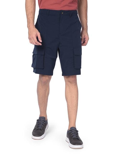 timberland-navy-regular-fit-cargo-shorts