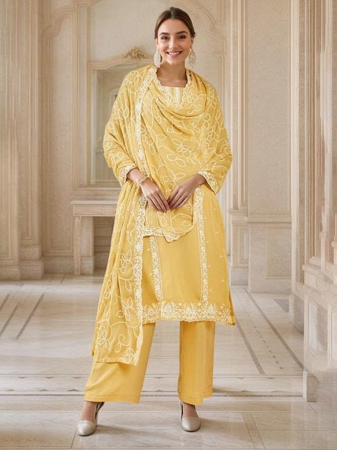 soch-yellow-embroidered-unstitched-dress-material