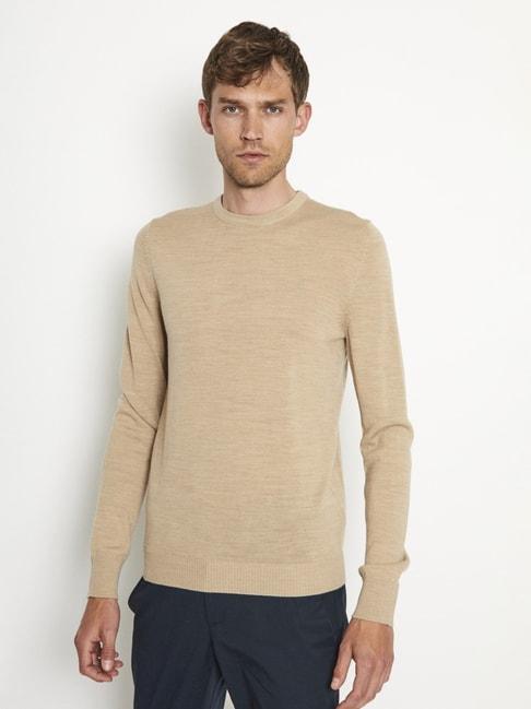 bruun-&-stengade-beige-regular-fit-sweater