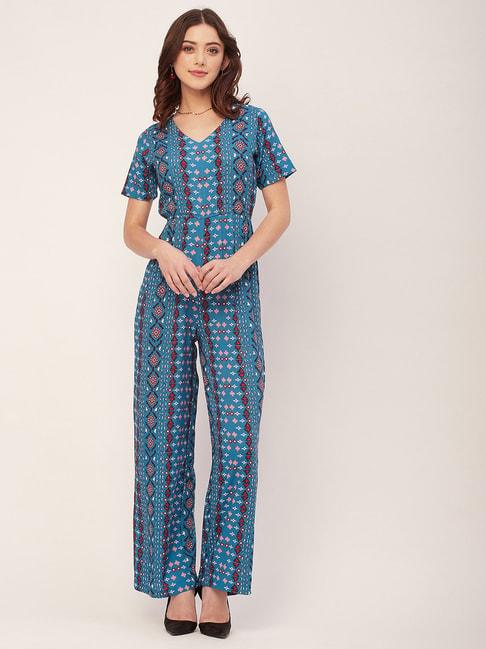 moomaya-blue-printed-jumpsuit