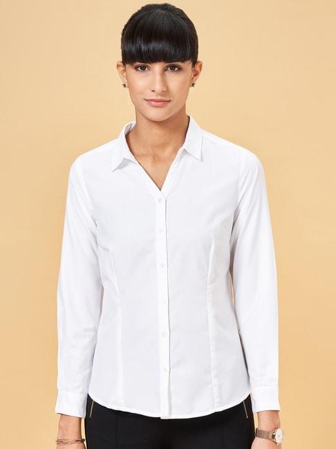 annabelle-by-pantaloons-white-regular-fit-formal-shirt