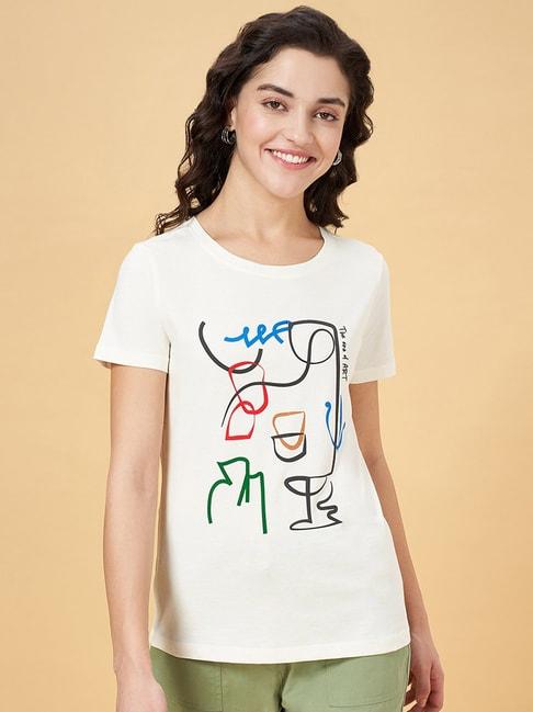 honey-by-pantaloons-white-cotton-printed-t-shirt