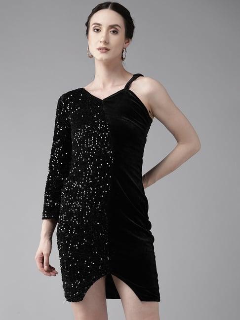 aarika-black-embellished-bodycon-dress