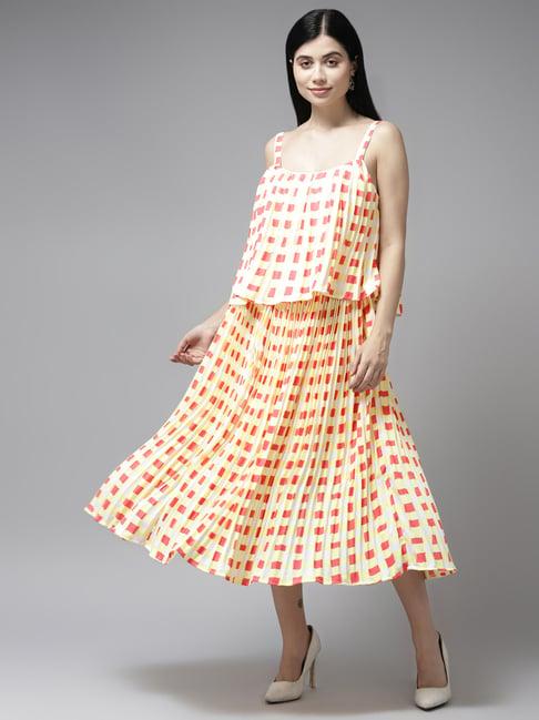 aarika-yellow-printed-peplum-dress