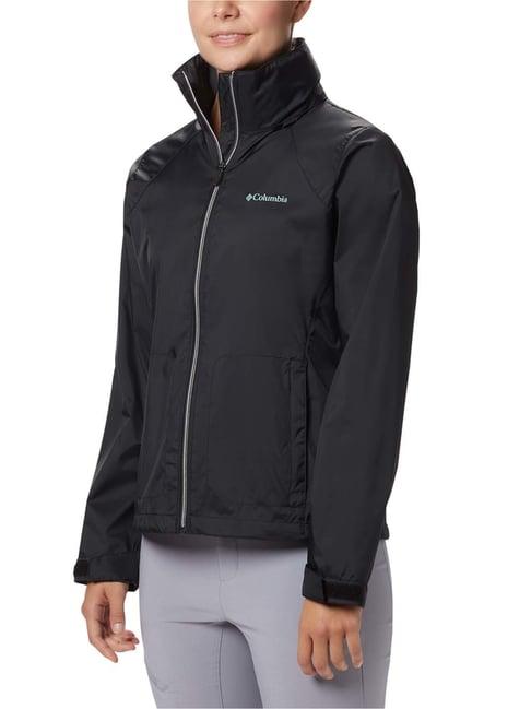columbia-black-hooded-casual-jacket