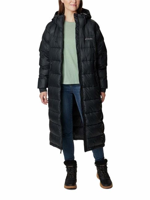 columbia-black-hooded-long-down-jacket