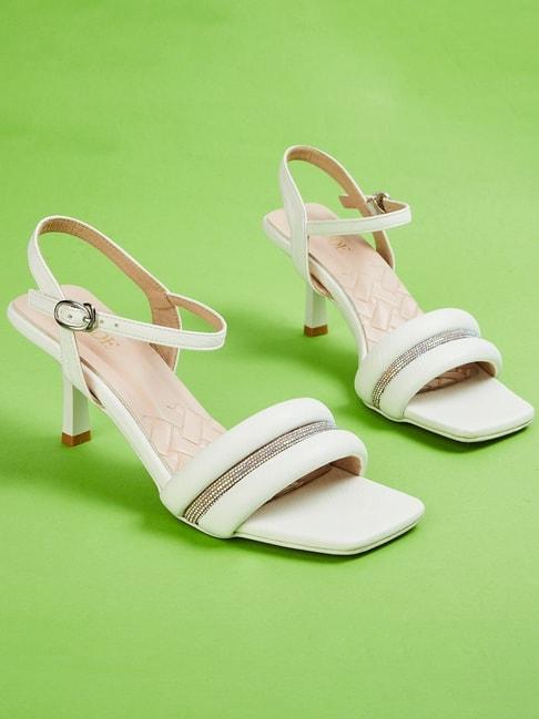 code-by-lifestyle-women's-white-ankle-strap-stilettos