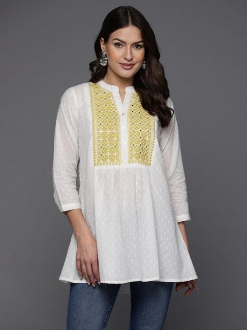 indo-era-white-cotton-embroidered-tunic