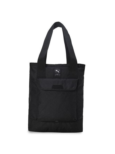puma-forever-better-black-polyester-solid-tote-handbag