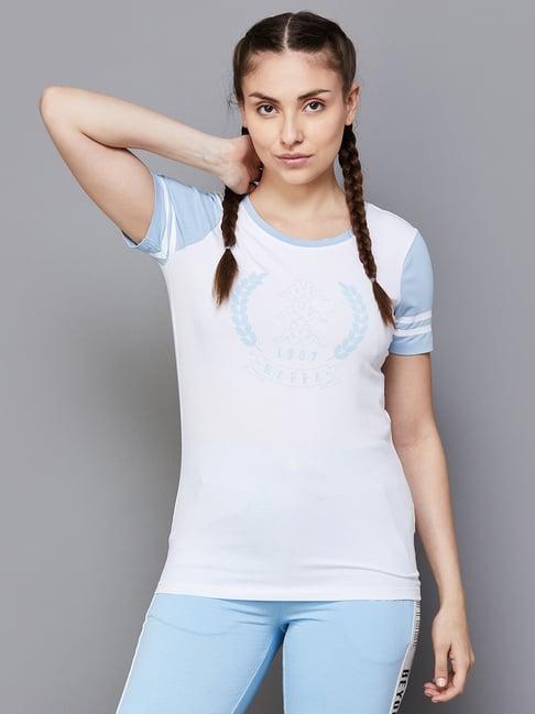 kappa-white-cotton-printed-sports-t-shirt