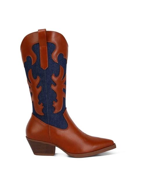 london-rag-women's-blue-cowboy-boots