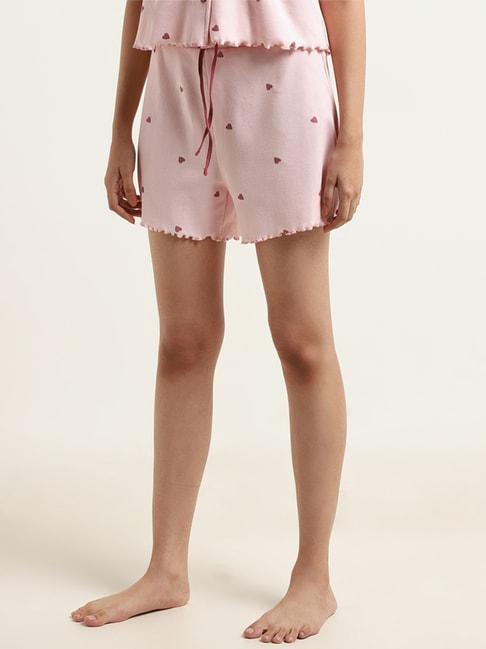 superstar-by-westside-pink-printed-shorts