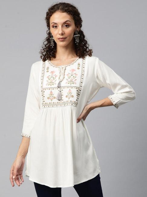 readiprint-fashions-white-embroidered-a-line-kurti
