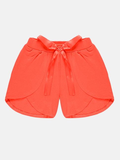 kiddopanti-kids-coral-solid-shorts