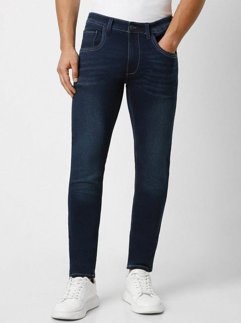 van-heusen-navy-cotton-skinny-fit-jeans