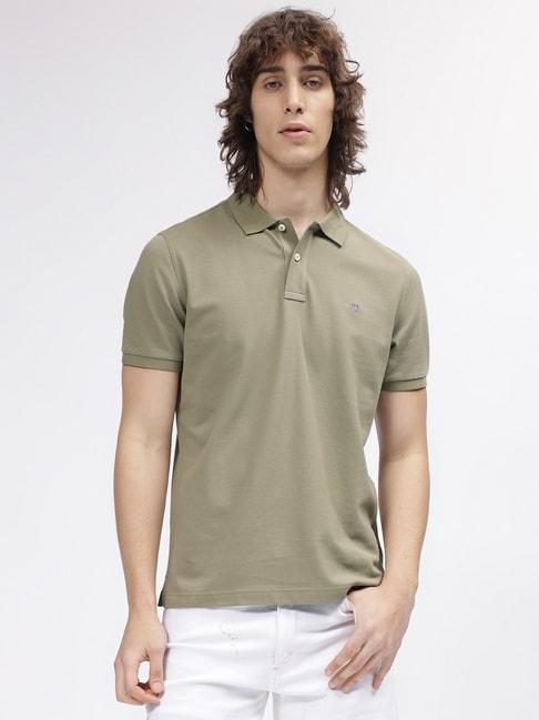 gant-brown-cotton-regular-fit-polo-t-shirt