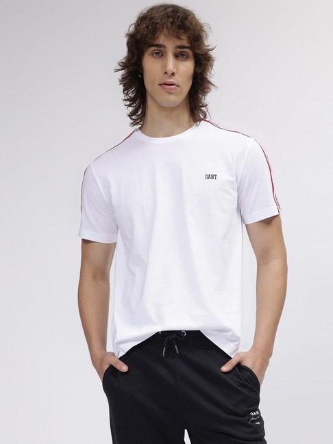 gant-white-cotton-regular-fit-t-shirt