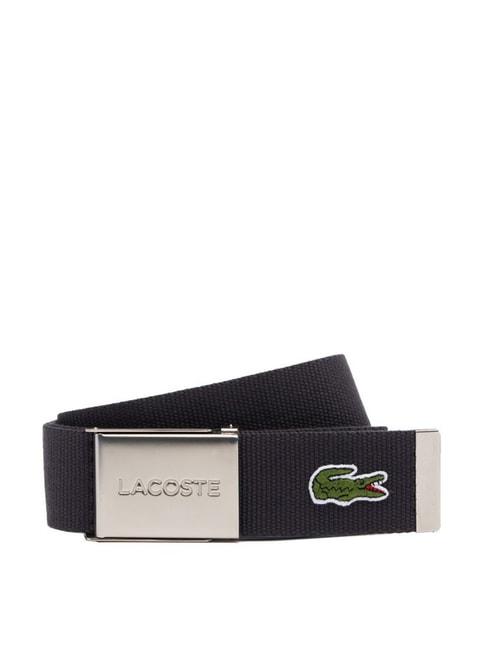 lacoste-core-black-polyester-textured-waist-belt