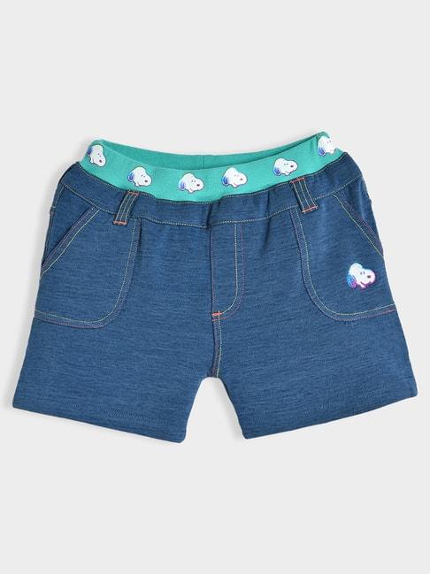 miarcus-kids-blue-printed-shorts