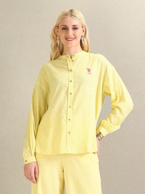 u.s.-polo-assn.-yellow-shirt