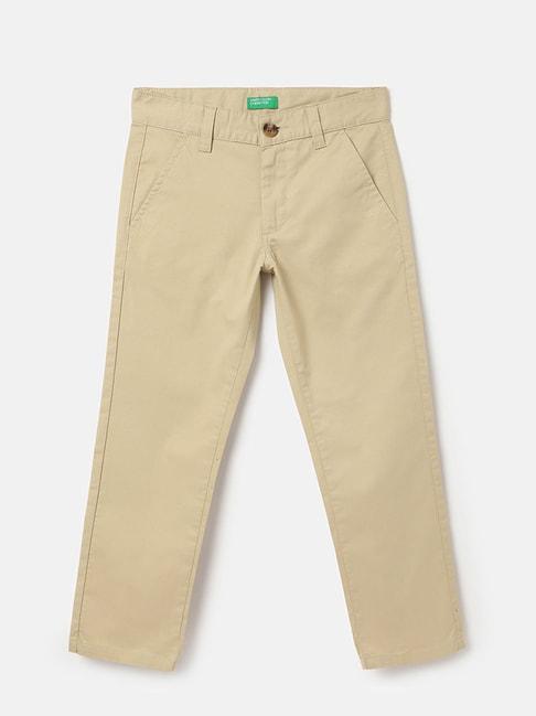 united-colors-of-benetton-kids-light-beige-solid-trousers