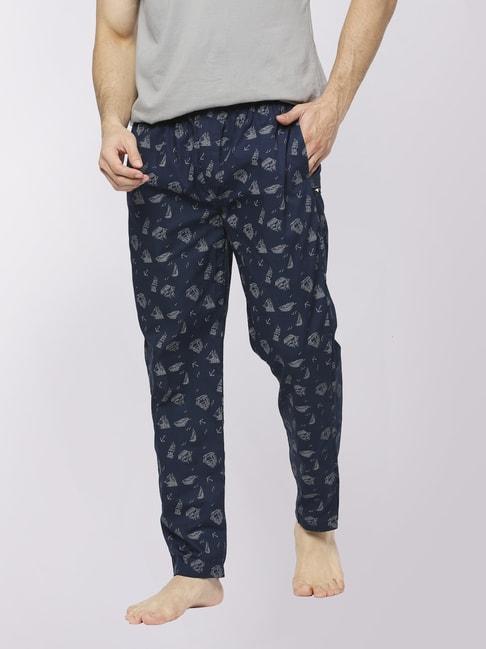 frenchie-navy-blue-cotton-skinny-fit-printed-nightwear-pyjamas