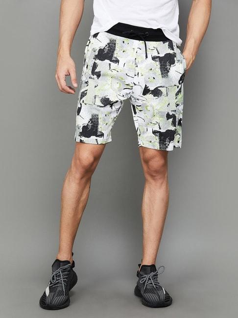 kappa-multicolored-cotton-regular-fit-printed-sports-shorts