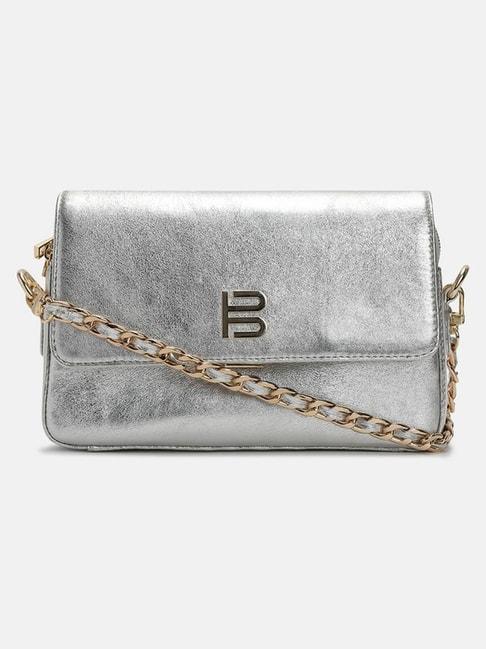 bagatt-metallic-leather-solid-sling-handbag