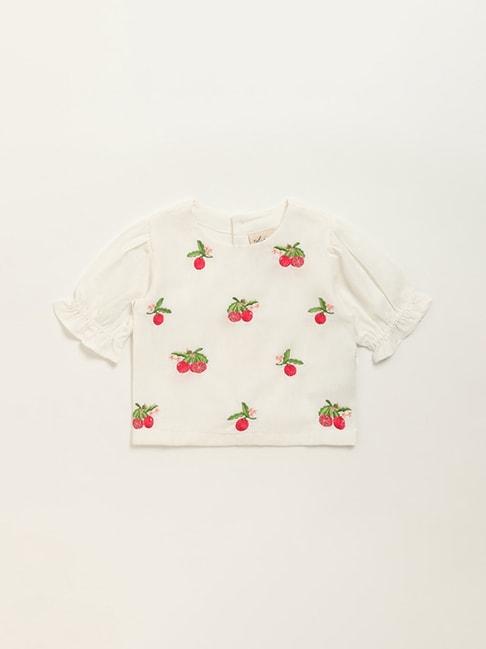 utsa-kids-by-westside-white-embroidered-top