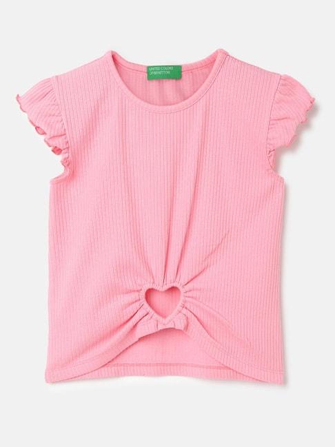united-colors-of-benetton-kids-pink-solid-top