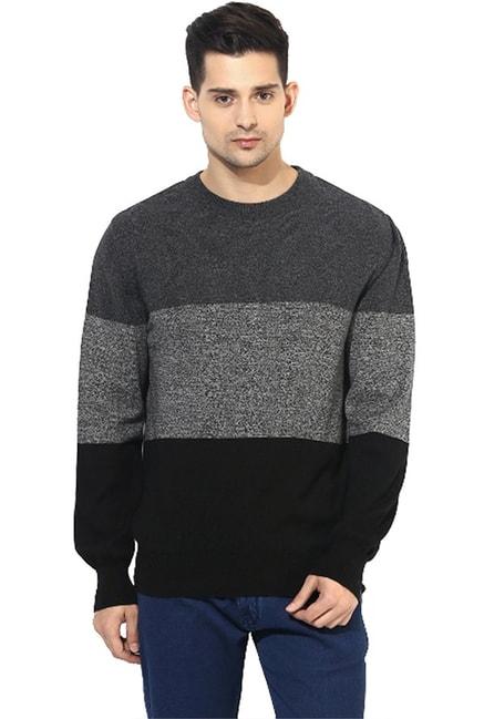 red-chief-grey-&-black-full-sleeves-sweater